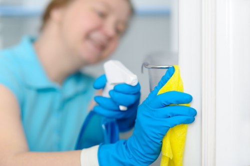 Deep cleaning service for a contemporary apartment in Canary Wharf