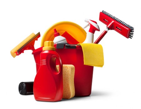 Detailed kitchen cleaning in a Canary Wharf home